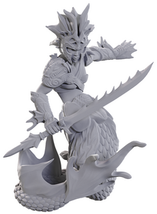 DUNGEONS & DRAGONS - WIZKIDS UNPAINTED MINIS:  WV25 MERFOLK SCOUT - WZK90763 - NEW RELEASE