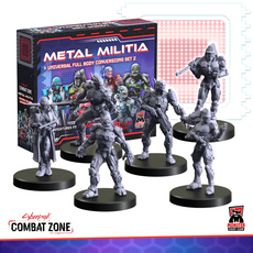 CYBERPUNK RED:COMBAT ZONE METAL MILITIA (FULL BODY CONVERSION KIT 2)