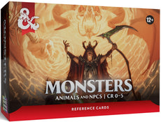 DUNGEONS & DRAGONS  REFERENCE CARDS MAGIC MONSTERS ANIMALS AND NPCS