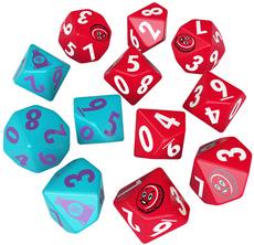 FALLOUT - RPG  - FACTIONS DICE SET NUKA-COLA