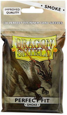 DRAGON SHIELD SLEEVES - PERFECT FIT - CLEAR/SMOKE  100ct