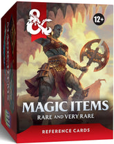 DUNGEONS & DRAGONS  REFERENCE CARDS MAGIC ITEMS RARE AND VERY RARE