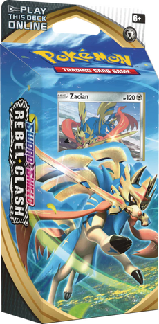 POKEMON - SWORD AND SHIELD - REBEL CLASH - ZACIAN - THEME DECK