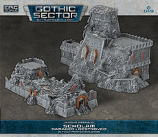 BATTLEFIELD IN A BOX: MUNDUS IMPERIALIS DAMAGED AND DESTROYED WV1 SCHOLAM               GF9-BB682