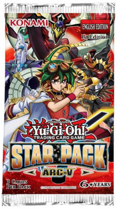 YUGI-OH  -  Star Pack ARC-V Booster Pack - 1st Edition - 2015