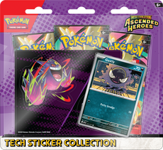POKEMON ME2.5 ASCENDED HEROES TECH STICKER COLLECTION - GASTLY