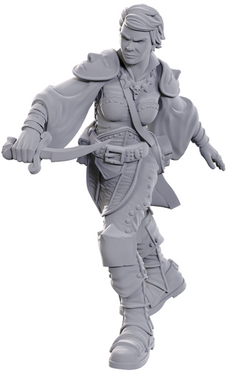 DUNGEONS & DRAGONS - WIZKIDS UNPAINTED MINIS:  WV25 SWASHBUCKLER - WZK90762 - NEW RELEASE