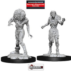 DUNGEONS & DRAGONS - UNPAINTED MINIATURES:  Drowned Assassin & Drowned Asetic  #WZK90242