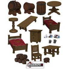 DUNGEONS & DRAGONS ICONS - THE YAWNING PORTAL INN - BED AND BOTTLES PACK    PREMIUM SET
