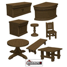 DUNGEONS & DRAGONS ICONS - THE YAWNING PORTAL INN - BARS AND TABLES PACK    PREMIUM SET