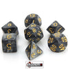 DIE HARD - RPG DICE - SMOKE w/ GOLD