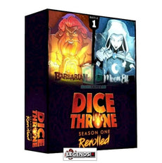 DICE THRONE - SEASON ONE REROLLED    (BOX 1) - BARBARIAN VS MOON ELF