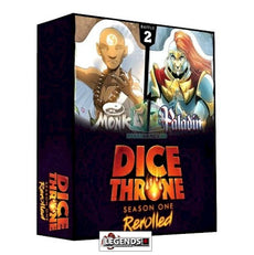 DICE THRONE - SEASON ONE REROLLED    (BOX 2) - MONK VS PALADIN