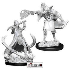 DUNGEONS & DRAGONS - UNPAINTED MINIATURES: Arcanaloth & Ultroloth (2) #WZK90015