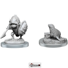 DUNGEONS & DRAGONS - UNPAINTED MINIATURES:   LOCATHAH AND SEAL     (WAVE 20)    #WZK90418