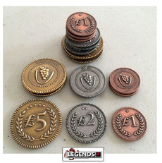 VITICULTURE - METAL LIRA COINS