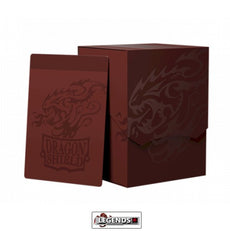 DRAGON SHIELD - DECK SHELL - BLOOD RED/BLACK REVISED