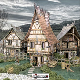 BATTLE SYSTEMS - WARGAMES TERRAIN :  FANTASY - TOWN HOUSE  #BSTFWE002