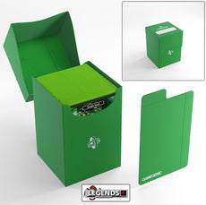 GAMEGENIC - DECK BOX - DECK HOLDER  100+ -  GREEN