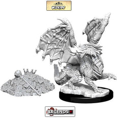 DUNGEONS & DRAGONS - UNPAINTED MINIATURES:  Red Dragon Wyrmling (2)   #WZK73851