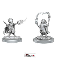 DUNGEONS & DRAGONS - UNPAINTED MINIATURES:  HALFLING WIZARDS      (WAVE 20)    #WZK90413