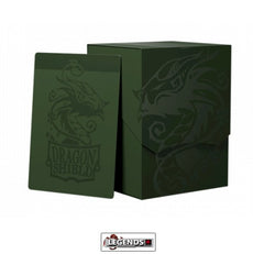 DRAGON SHIELD - DECK SHELL - FOREST GREEN/BLK REVISED