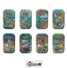 POKEMON - CELEBRATIONS - MINI TIN  (8)  DISPLAY BOX