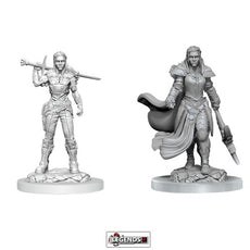 DUNGEONS & DRAGONS - UNPAINTED MINIATURES:   ORC FIGHTER FEMALE     (WAVE 20)    #WZK90405