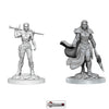 DUNGEONS & DRAGONS - UNPAINTED MINIATURES:   ORC FIGHTER FEMALE     (WAVE 20)    #WZK90405