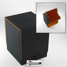 GAMEGENIC - DECK BOX - SQUIRE  100+ XL CONVERTIBLE - (2021 Exclusive Edition) - Black/Orange