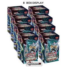 YUGI -OH  -  DRAGONS OF LEGEND THE COMPLETE SERIES - 8 BOX DISPLAY