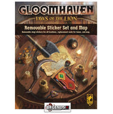 GLOOMHAVEN  - JAWS OF THE LION - REMOVABLE STICKER SET and MAP