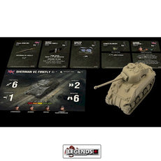 WORLD OF TANKS:  MINIATURES GAME - BRITISH SHERMAN-FIREFLY  TANK (1)