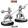 DUNGEONS & DRAGONS - UNPAINTED MINIATURES:  Female Half-Elf Monk (2   #WZK73839