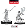 DUNGEONS & DRAGONS - UNPAINTED MINIATURES:  Female Elf Sorcerer  (2)   #WZK90054