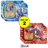 POKEMON - SCARLET AND VIOLET  -  PALDEA EVOLVED   LEGENDS TIN-SET OF 2   (2023)