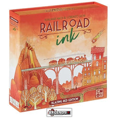 RAILROAD INK CHALLENGE - BLAZING RED EDITION  (2022)