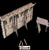 BATTLE SYSTEMS - WARGAMES TERRAIN :  FANTASY - CITY WALL    #BSTFWE010