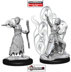 DUNGEONS & DRAGONS - UNPAINTED MINIATURES:  Female Human Warlock (2)  #WZK73837