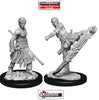 DUNGEONS & DRAGONS - UNPAINTED MINIATURES:  Male Half-Elf Monk (2)  #WZK73838