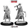 DUNGEONS & DRAGONS - UNPAINTED MINIATURES:  Female Elf Cleric (2)  #WZK73835