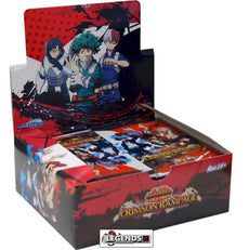 MY HERO ACADEMIA  - CCG  - CRIMSON RAMPAGE  EXPANSION   BOOSTER BOX