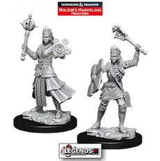 DUNGEONS & DRAGONS - UNPAINTED MINIATURES:  Female Human Cleric (2)   #WZK73671