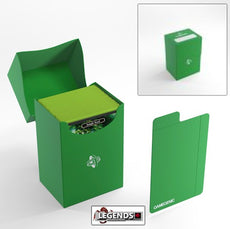 GAMEGENIC - DECK BOX - DECK HOLDER  +80 -  GREEN