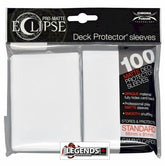 ULTRA PRO - DECK SLEEVES - PRO-MATTE Eclipse (100ct) Standard WHITE