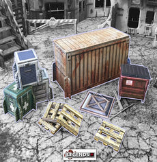 BATTLE SYSTEMS - WARGAMES TERRAIN : SHIPPING CONTAINER   #BSTUAA001