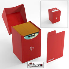 GAMEGENIC - DECK BOX - DECK HOLDER  100+ -  RED