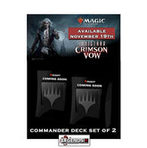 MTG - INNISTRAD:  CRIMSON VOW - COMMANDER DECKS - SET OF 2 - ENGLISH