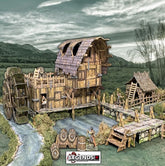 BATTLE SYSTEMS - WARGAMES TERRAIN :  FANTASY - WATER MILL    #BSTFWE015