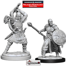 DUNGEONS & DRAGONS - UNPAINTED MINIATURES: MALE HUMAN BARBARIAN (2)   #WZK90138